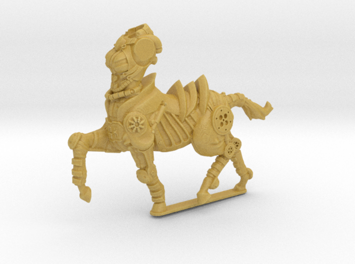 Anthropomorphic heavy armor female centaur(HSD min 3d printed