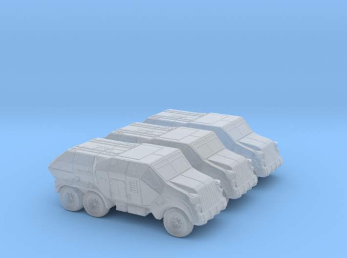 Sci Fi Transport Vehicles (3 included) – 6mm 3d printed
