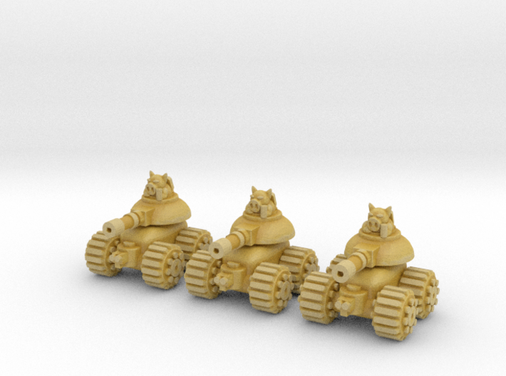 6mm - Pigmen Tanks x 3 3d printed