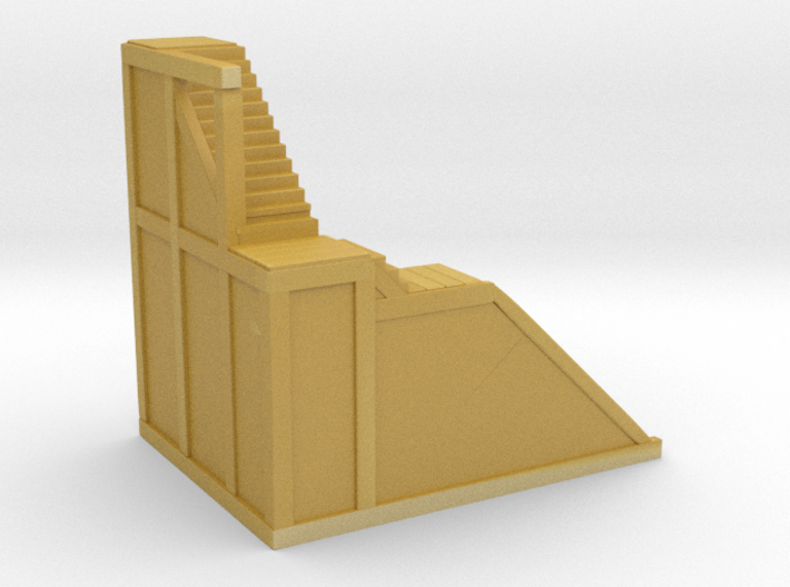 Glacier Town (Left side) Stairs 3d printed