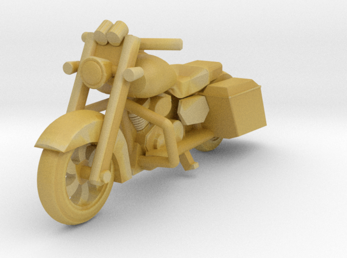 HO Scale King of the Road Motorcycle 3d printed