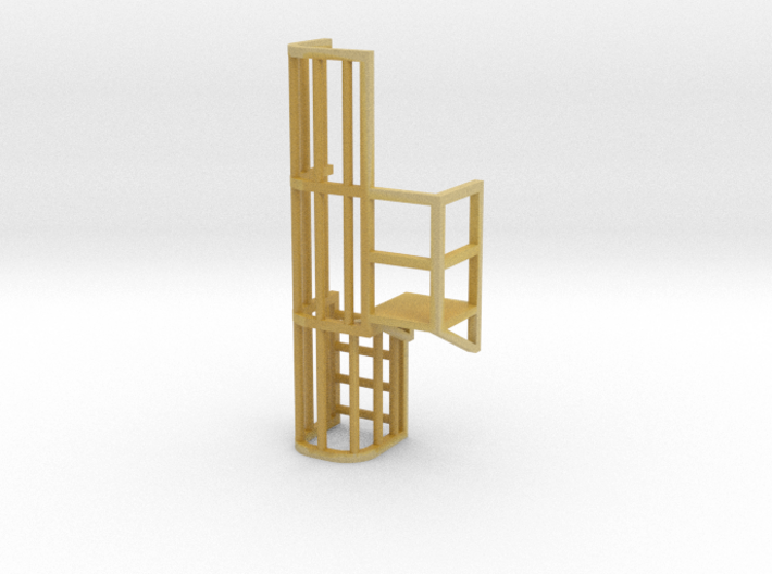 Ladder Cage Platform Right 3d printed
