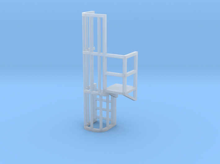 Ladder Cage Platform Right 3d printed