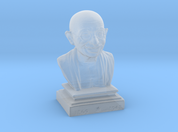 Gandhi miniature 3d printed