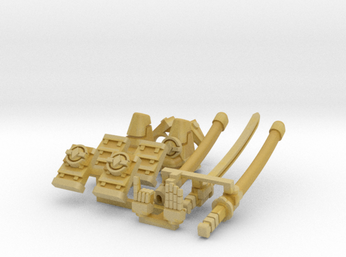 1x Samurai Upgrade for a PLASTICS Iguana type 3d printed