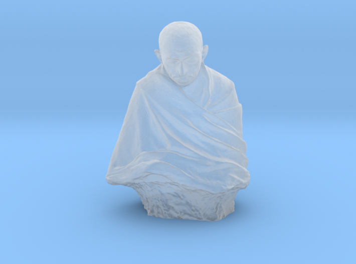 Gandhi by Claire Sheridan 3d printed