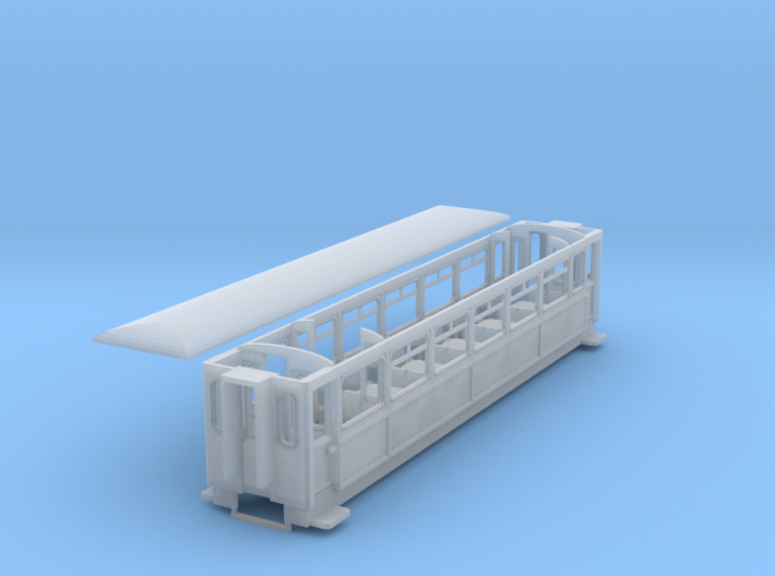 Apedale Valley Light Rly 3rd coach NO.117 ex FR 3d printed