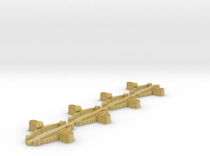 4WP002 4mm Cambrian Railways Grease Axleboxes x8 3d printed 