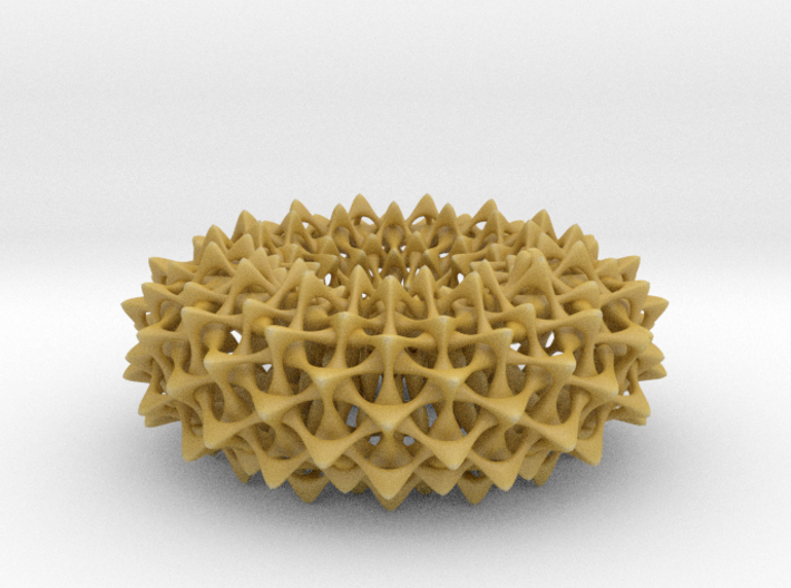 Hexagon Weave on Torus 3d printed