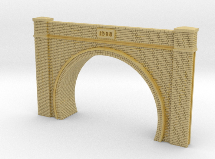 Based on Catesby Tunnel 1908. Main Portal. N Gauge 3d printed 