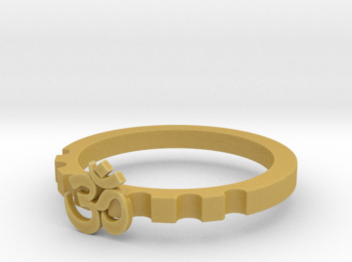 OM Modern Ring Designs Size10 3d printed