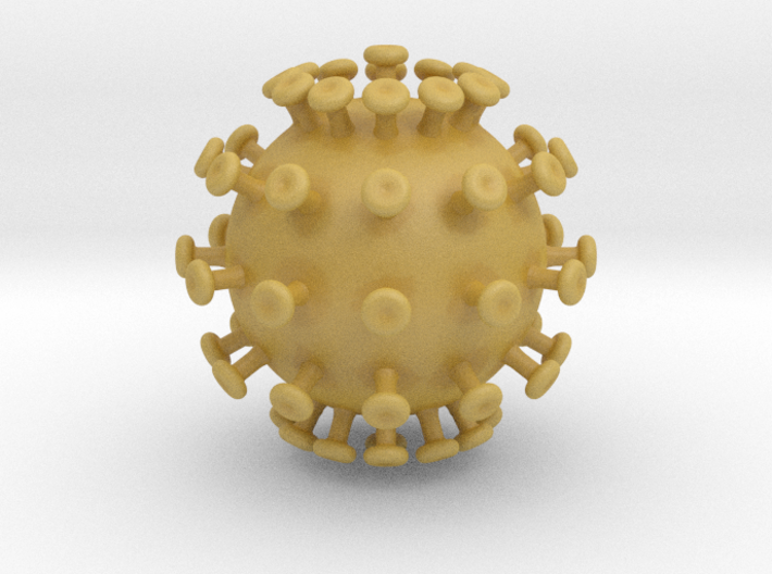 Coronavirus - coronaviridae 3d printed