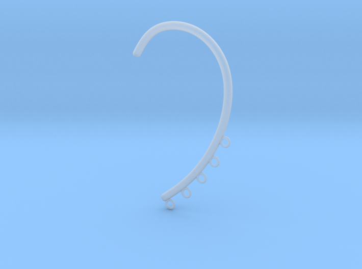 Cosplay Ear Hook Base (style 1) 3d printed