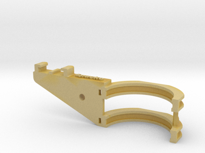 GoPro compatible bracket for Motorcyclefork part 1 3d printed