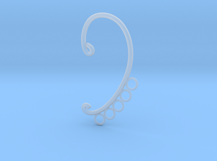 Cosplay Ear Hook Base (style 2) 3d printed