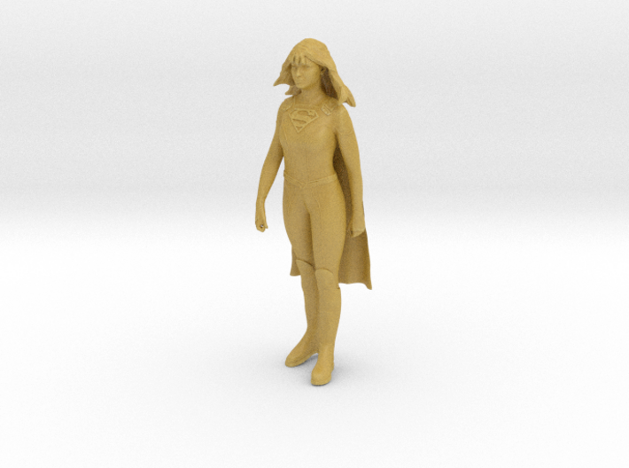 Melissa Benoist Supergirl Sculpture 3d printed