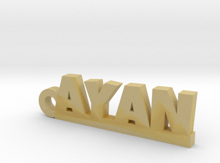 AYAN_keychain_Lucky 3d printed