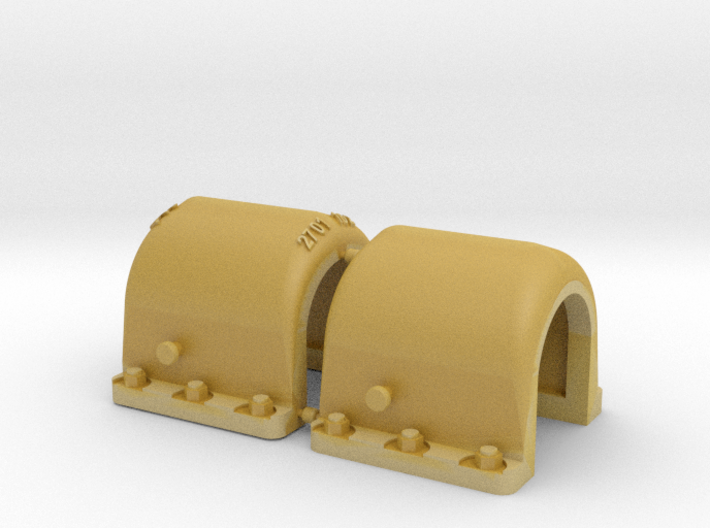 1/16 Tiger 1 Exhaust armoured guards 3d printed