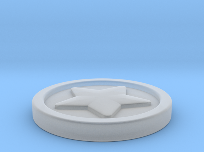 Star Styled Bell Coin 3d printed