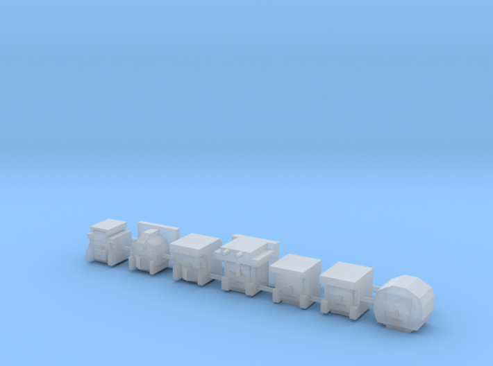 Heads for Constructicon Kreons (Set 2 of 2) 3d printed 