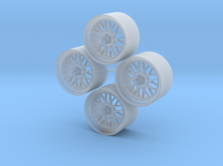 19'' BBS LM wheels in 1/24 scale 3d printed