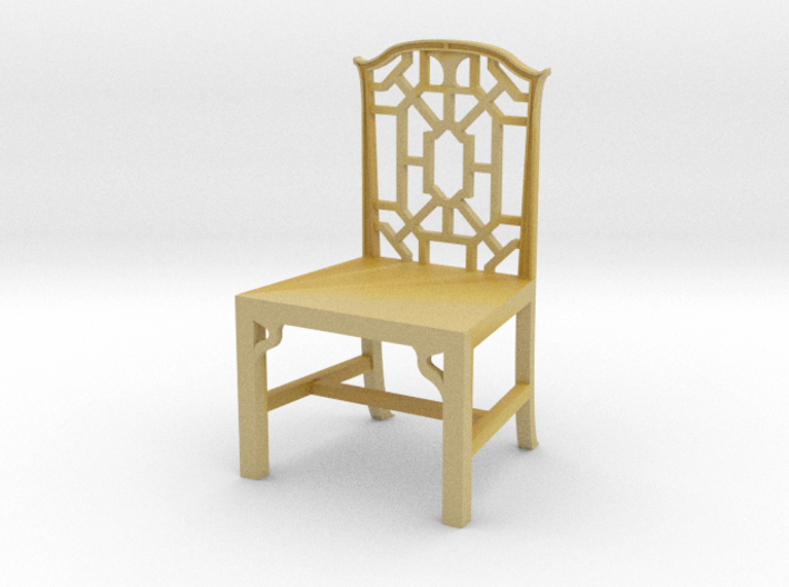 1:24 Chinese Chippendale Chair 3d printed 