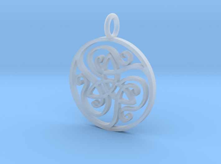 open Celtic knotwork pendant 3d printed