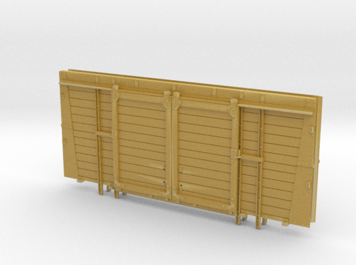 BR/LMS 12 ton Pallet Van sides only - 7mm scale 3d printed 