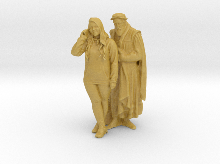 Printle CH Couple 1547 - 1/87 - wob 3d printed