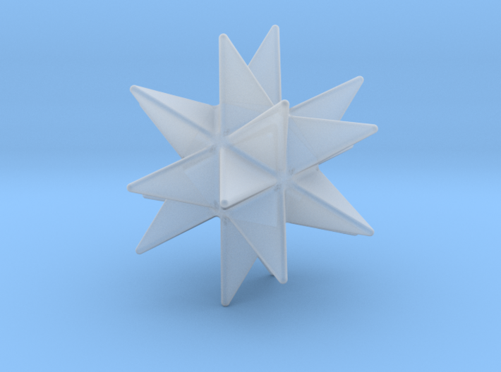 Great Stellated Dodecahedron - 10 mm - Rounded V1 3d printed