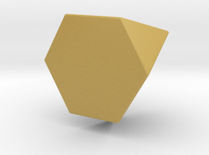 Truncated Tetrahedron - 10 mm - Rounded V1 3d printed