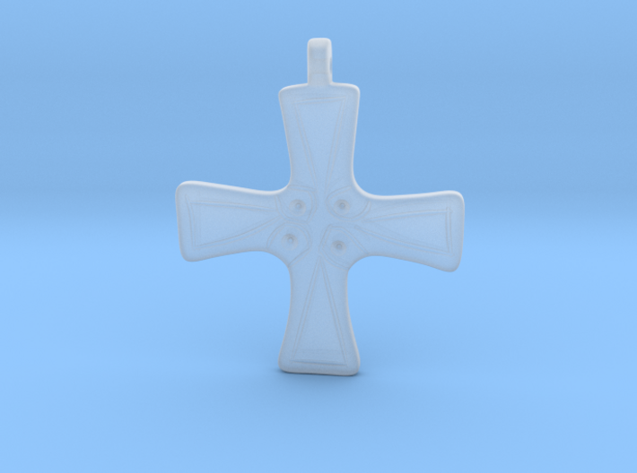 Cross pendant from Langley with Hardley 3d printed