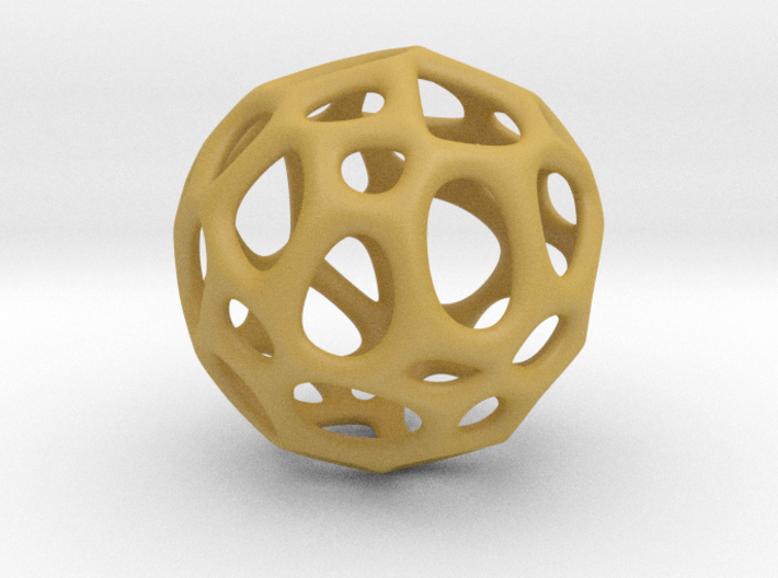 Sphere Voronoi V6 - 1 Inch - 22 Degree 3d printed
