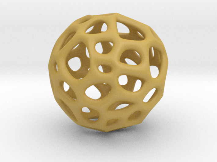 Sphere Voronoi V6 - 1 Inch - 20 Degree 3d printed