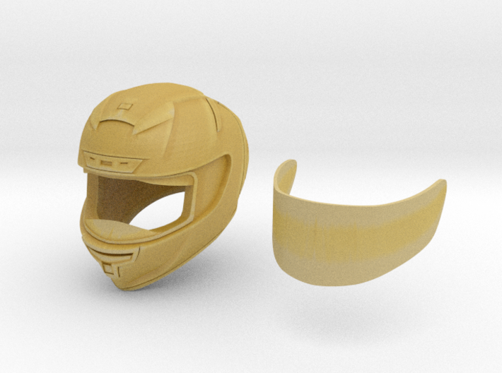 Type Sh motorcycle helmet - 1/4 3d printed