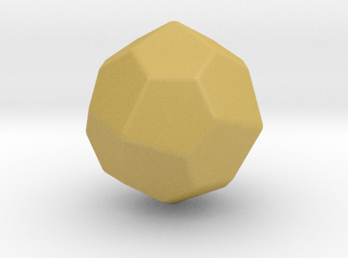Pentagonal Icositetrahedron (dextro) -1In-Round V1 3d printed