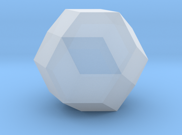 Rhombic Triacontahedron - 1 Inch 3d printed