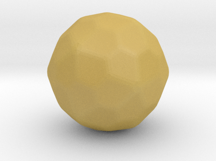 Pentagonal Hexecontahedron (laevo) - 10 mm-RoundV2 3d printed