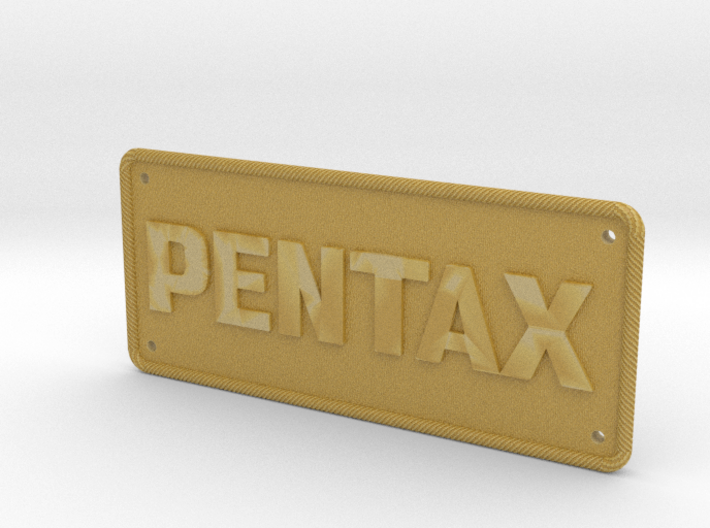 Pentax Patch Patch Textured - Holes 3d printed