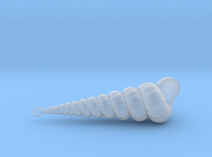Cockleshell - Snail Mollusc Charm 3D Model 3d printed