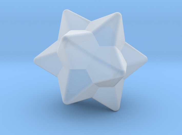 Medial Rhombic Triacontahedron - 1 inch - V2 3d printed