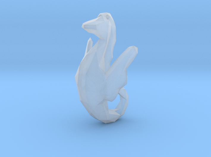 Sea Horse - Ocean Charm Hippocampus 3D Pendant 3d printed