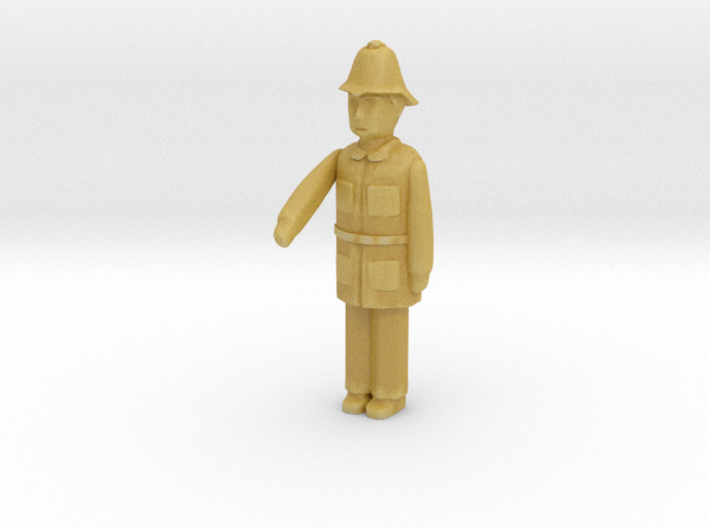 Capsule Firefighter Raised Right Arm p2 3d printed 