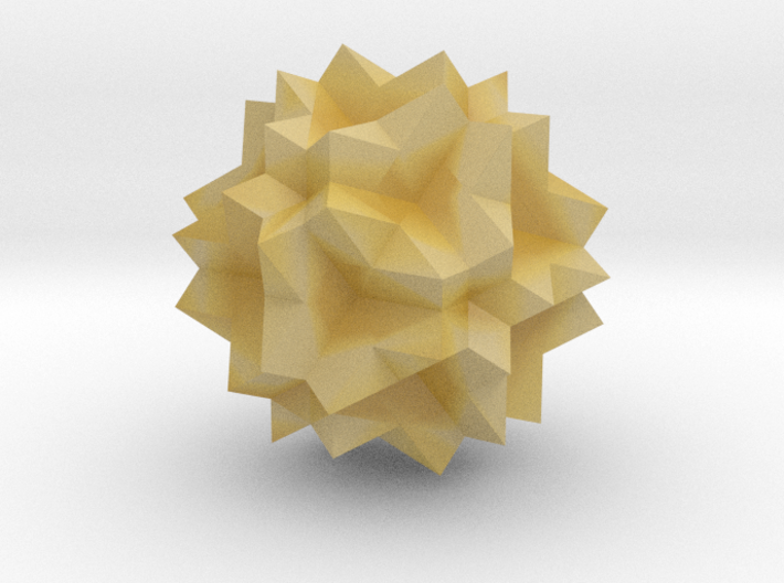 Great Dodecicosidodecahedron - 10mm 3d printed