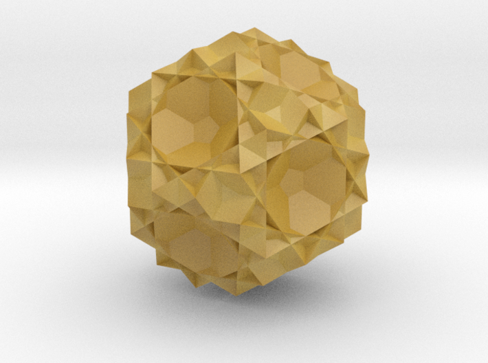 Great Icosicosidodecahedron - 1 Inch 3d printed