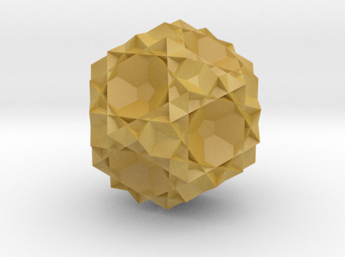 Great Icosicosidodecahedron - 10mm 3d printed