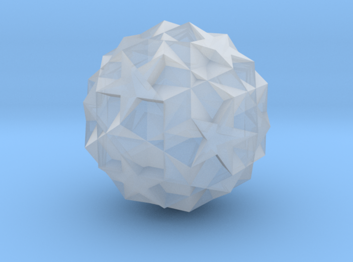 Icosidodecadodecahedron - 1 Inch 3d printed