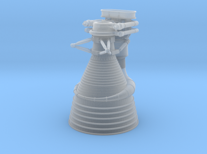 Full Engine - 72Scale -NOT FOR PRINT - Low Poly 3d printed