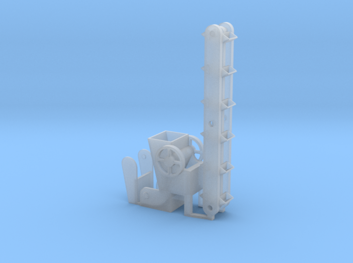 1/48 Scale Rock Crusher with Bucket Elevator 3d printed