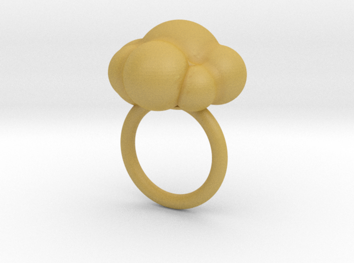 Cloud Ring 3d printed
